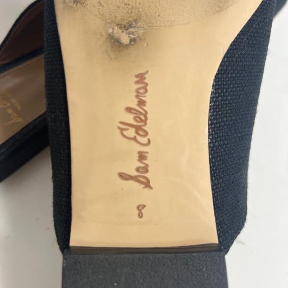 Sam Edelman Lavina Buckle Mules in Black - Size 8 - Picture 8 of 9